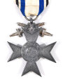1.Weltkrieg Bayern,  Militär-Verdienstkreuz 3. Klasse mit Schwertern aus Kriegsmetall, am Band