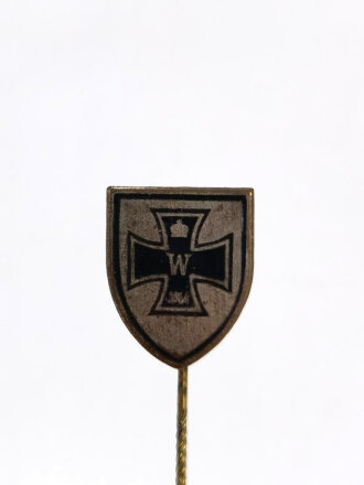 Emaillierte Anstecknadel Eisernes Kreuz 1.Klasse 1914 in Wappen, 18mm