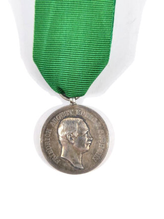 Sachsen Königreich Medaille für "Treue in...