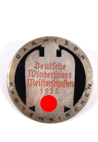 Emailliertes Abzeichen "Deutsche Wintersport...