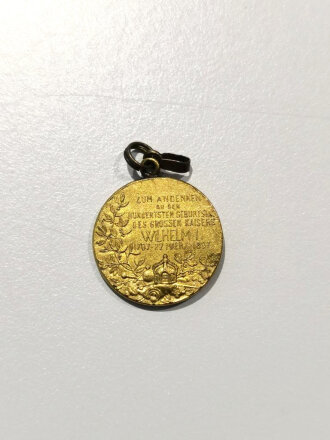 Preußen Centenarmedaille 1897, Miniatur 16mm