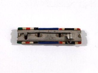 3er Bandspange mit Deutsch- Italienische- Feldzugsmedaille, Breite 46 mm