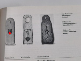 "Die Deutsche Wehrmacht, Uniformierung und Ausrüstung 1933-45" Band 1: Das Heer, 598 Seiten, gebraucht