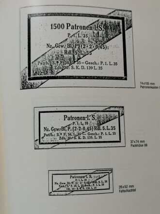 "Die Militärpatronen Kaliber 7,9 mm - ihre Vorläufer und Abarten, 314 Seiten, 20,5 x 27,5 cm, gebraucht