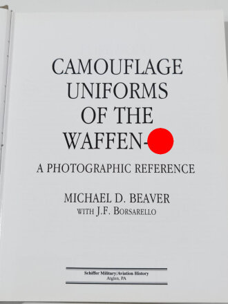 "Camouflage uniforms of the Waffen-SS", A Photographic Reference, 2934 Seiten, über DIN A4, gebraucht, englisch