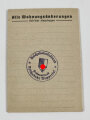 Mitgliedskarte Reichskolonialbund eines Angehörigen aus dem Kreis Wuppertal, datiert 1942