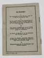 Mitgliedsausweis Reichsluftschutzbund Landesgruppe XIII Nordbayern, Angehöriger aus Gambach, 1940