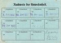 Bescheinigung Reichsluftschutzbund Ortskreisgruppe Würzburg, datiert 1943