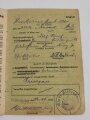"Bombenpaß" - Ausweis für Fliegergeschädigte, ausgestellt 1943 in Hildesheim