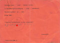 Ausweis für Fliegergeschädigte aus Neuenahr, datiert 1945