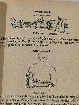 Erste Hilfe im täglichen Leben und im Luftschutz, 100 Seiten, A5