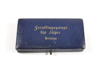 Etui  Luftwaffe " Frontflugspange für Jäger bronze"