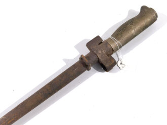 Frankreich, Bajonett Epee M1886, ungereinigtes Stück aus Speicherfund