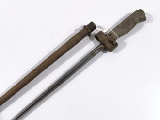 Frankreich, Bajonett Epee M1886, ungereinigtes Stück aus Speicherfund