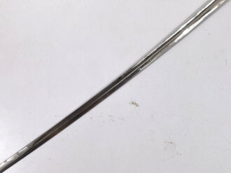 Heer, Säbel für Offiziere des Heeres, Hersteller Eickhorn Solingen, Modell Nr, 1693 "Wrangel" . Guter Zustand, die Scheide fehlt. Frühes Stück, Adler nach rechts. Klingenlänge 80,5cm