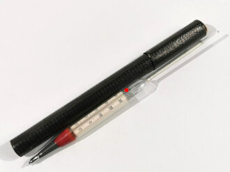 Kriegsmarine Thermometer im Papphülle. Gesamthöhe der Hülle 34cm. Guter Zustand