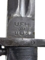 U.S. 2.Weltkrieg, Seitengewehr für M1 Garant, Hersteller "UFH" Sehr guter Gesamtzustand