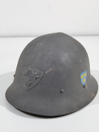 Schweden, Stahlhelm M21/26. Von der schwedischen Armee...