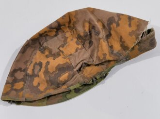 Stahlhelm Tarnbezug Waffen SS, Einzelstück aus Sammlungsauflösung