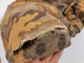 Stahlhelm Tarnbezug Waffen SS, Einzelstück aus Sammlungsauflösung