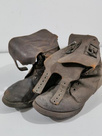 U.S. Army WWII, Boots, Service, Combat.Uncleaned as found in barn