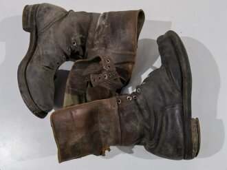 U.S. Army WWII, Boots, Service, Combat.Uncleaned as found...