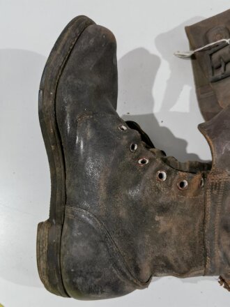 U.S. Army WWII, Boots, Service, Combat.Uncleaned as found in barn