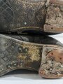 U.S. Army WWII, Boots, Service, Combat.Uncleaned as found in barn