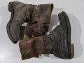 U.S. Army WWII, Boots, Service, Combat.Uncleaned as found in barn