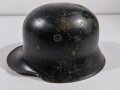 Stahlhelm aus den 1930iger Jahren. schwarzer Originallack, ungereinigtes Stück