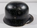 Stahlhelm aus den 1930iger Jahren. schwarzer Originallack, ungereinigtes Stück