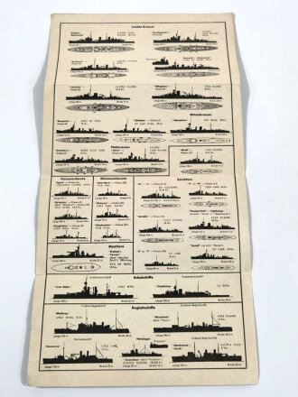 Luftwaffe, Kriegsschiffe Erkennungstafel "Großbritannien" vom April 1940