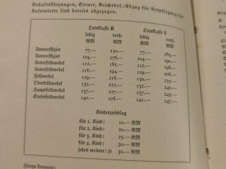 "Die Unteroffizier-Laufbahn", datiert 1939, 13 Seiten, DIN A5