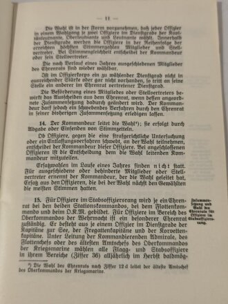 Der Oberbefehlshaber der Kriegsmarine "Wahrung der Ehre", Neudruck 1938, 40 Seiten, DIN A5