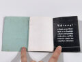Gebrauchsanweisung "Die S-Maske", Neudruck 1938, 16 Seiten, 7,5 x 10,5 cm