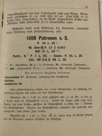 Merkbuch für Vorarbeiter der Heeresmunitionsanstalt Siegelsbach, 28 Seiten, 12 x 16,5  cm