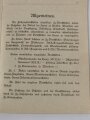 Merkbuch für Vorarbeiter der Heeresmunitionsanstalt Siegelsbach, 28 Seiten, 12 x 16,5  cm