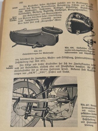 Handbuch für Kraftfahrer, Berlin 1939, 351 Seiten, DIN A5