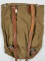 Rucksack aus Materialresten der Wehrmacht, Nachkriegsanfertigung " Schwerter zu Pflugscharen "