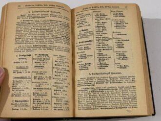 "Kalender für Reichsjustizbeamte" 1941, Teil 2, 1119 Seiten, Kleinformat, stark gebraucht, Einband fast lose