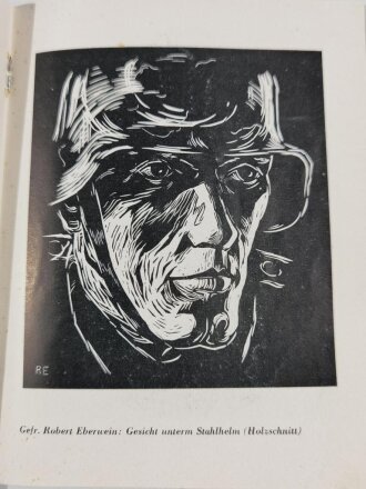 "Künstler im feldgrauen Rock", 2. Kunstausstellung des Wehrkreises V,1942, 45 Seiten,12,5  x 16 cm, gebraucht