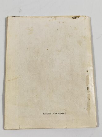 "Künstler im feldgrauen Rock", 2. Kunstausstellung des Wehrkreises V,1942, 45 Seiten,12,5  x 16 cm, gebraucht