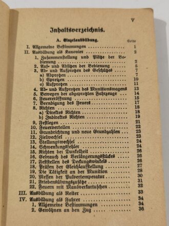 Ausbildungsvorschrift für die Artillerie, 1942, 228...