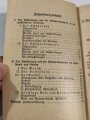 Ausbildungsvorschrift für die Infanterie Heft II Die Schützenkompanie Teil b, 1936, 42 Seiten, DIN A6, gebraucht