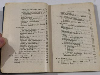 Ausbildungsvorschrift für die Infanterie Heft II Die Schützenkompanie Teil a, 1938, 192 Seiten, DIN A6, gebraucht