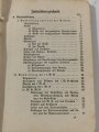 Ausbildungsvorschrift für die Infanterie Heft II Die Schützenkompanie Teil a, 1938, 192 Seiten, DIN A6, gebraucht