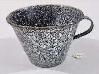 Emaillierte Tasse aus Kopf der Panzerfaust 60,...