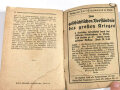 1.Weltkrieg, Schützengrabenbücher für das deutsche Volk, Berlin 1917, 48 Seiten, 9,5 x 13 cm, stark gebraucht