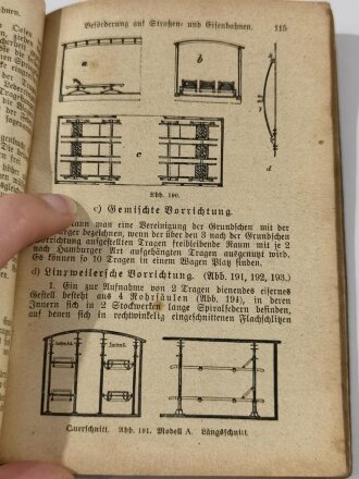 Leitfaden für den Unterricht in den Sanitätskolonnen, 2. verbesserte Auflage, Heidelberg 1923, 192 Seiten, 10,5 x 15,5 cm, stark gebraucht