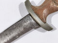 Brotmesser aus SA Dienstdolch, Nachkriegsanfertigung " Schwerter zu Pflugscharen"